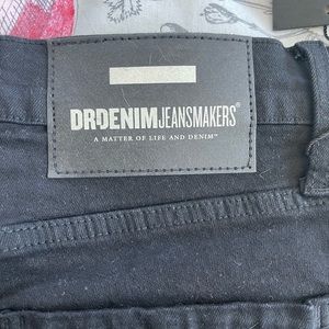 DRDENIM JEANS MAKERS, black, slim fit, size 28